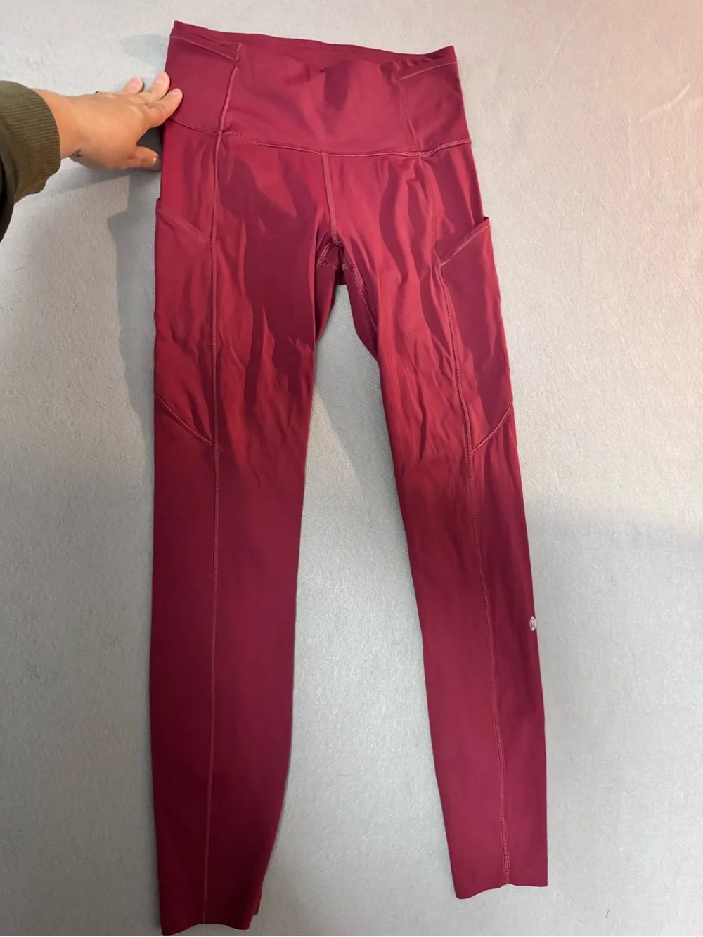 lululemon athletica Deep Burgundy High-Rise Leggings